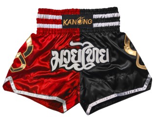 Kanong キックパンツ : KNS-143-レッド-ブラック
