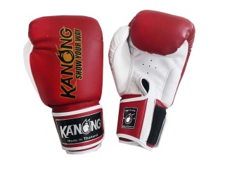 「Kanong」キックボクシンググローブ : 赤