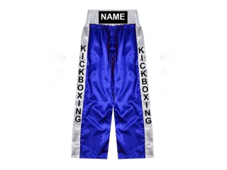 カスタムキックボクシングズボン : KNPANTS-001-青