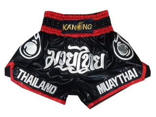 Kanong キックボクシング パンツ : KNS-118-黒
