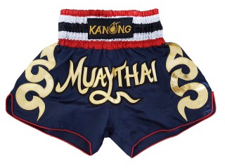 Kanong キックボクシング パンツ : KNS-120-紺