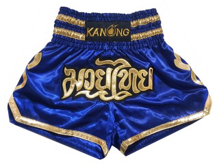 Kanong キックボクシング パンツ : KNS-121-青