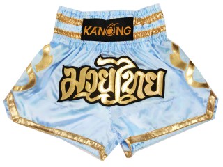 Kanong キックボクシングショーツ : KNS-121-水色