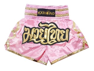 Kanong キックボクシング パンツ : KNS-121-ピンク