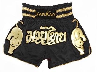 Kanong キックボクシング ズボン : KNS-135-黒