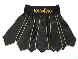Kanong キックボクシングショーツ : KNS-142-黒