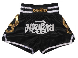 Kanong キックボクシング パンツ : KNS-143-黒