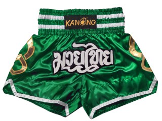 Kanong キックボクシング パンツ : KNS-143-緑