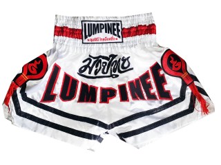 Lumpinee キックボクシングショーツ : LUM-036-白