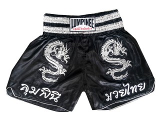 Lumpinee キックボクシングショーツ : LUM-038-黒