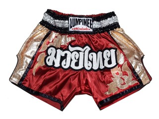 Lumpinee ムエタイパンツ オーダー : LUM-043-赤