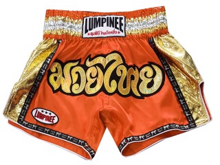 Lumpinee キックボクシングショーツ : LUM-045-オレンジ