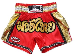 Lumpinee キックボクシングショーツ : LUM-045-赤