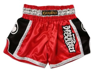 「Kanong」女性のレトロなスタイルのボクシングショーツ : KNSRTO-208-赤
