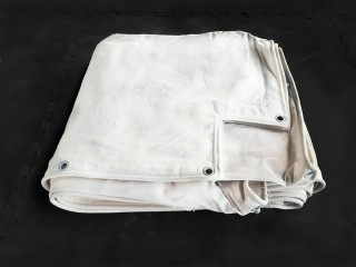 キャンバス ボクシング -  4x4m - 白
