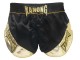 「Kanong」女性用 レトロなボクシングショーツ : KNSRTO-201-黒-金色